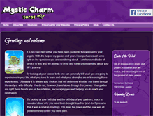 Tablet Screenshot of mysticcharm.net